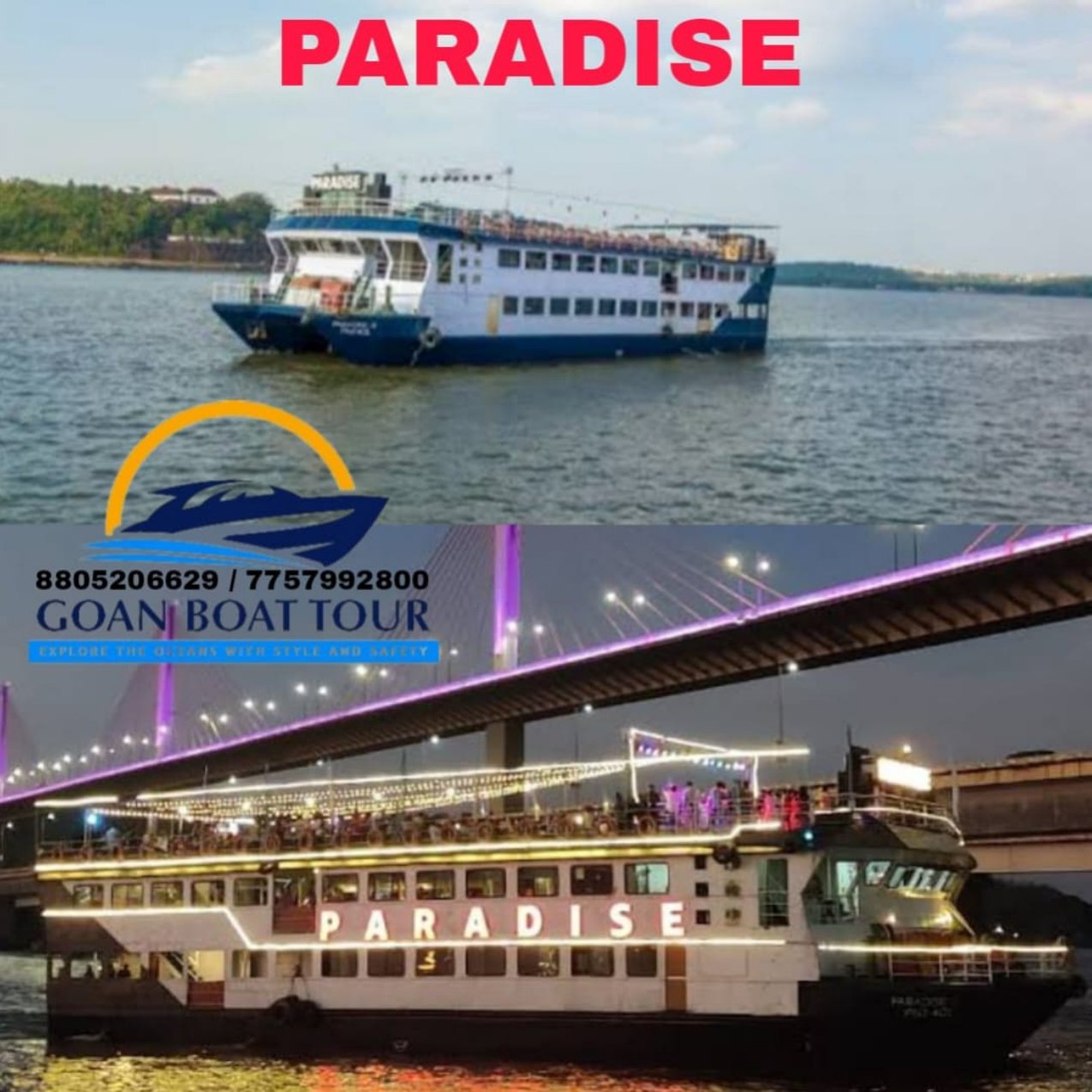 yacht tour goa